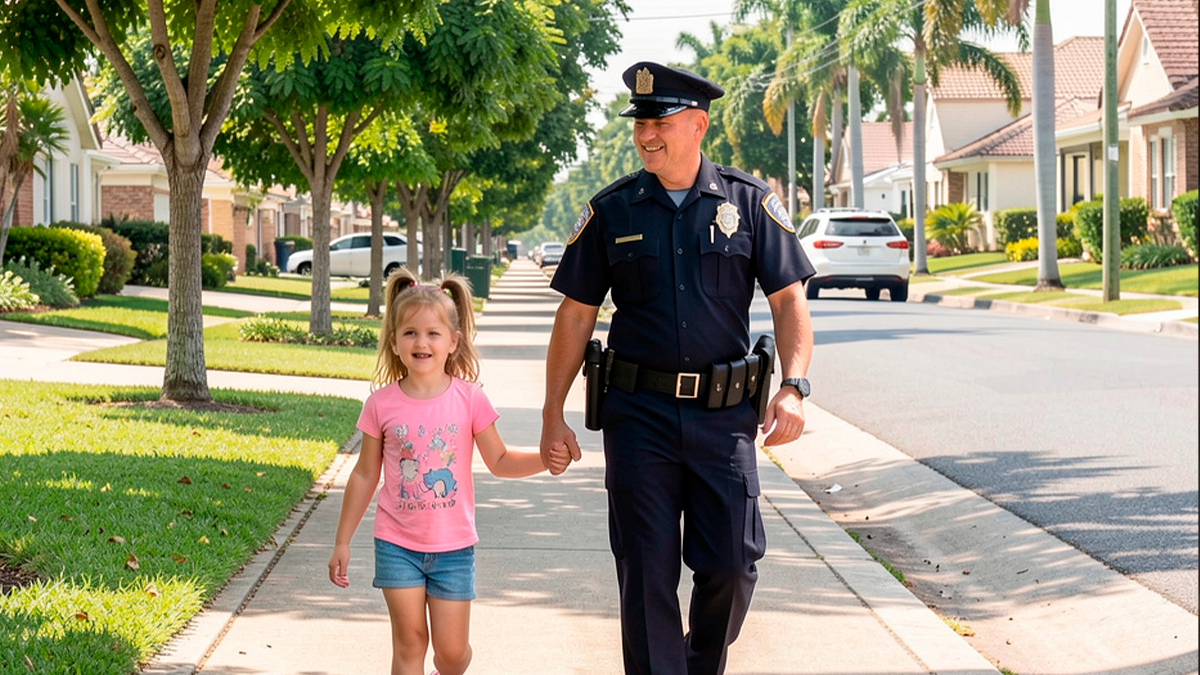 Polícia Militar localiza menina de 5 anos que saiu de casa sozinha em Borrazópolis
