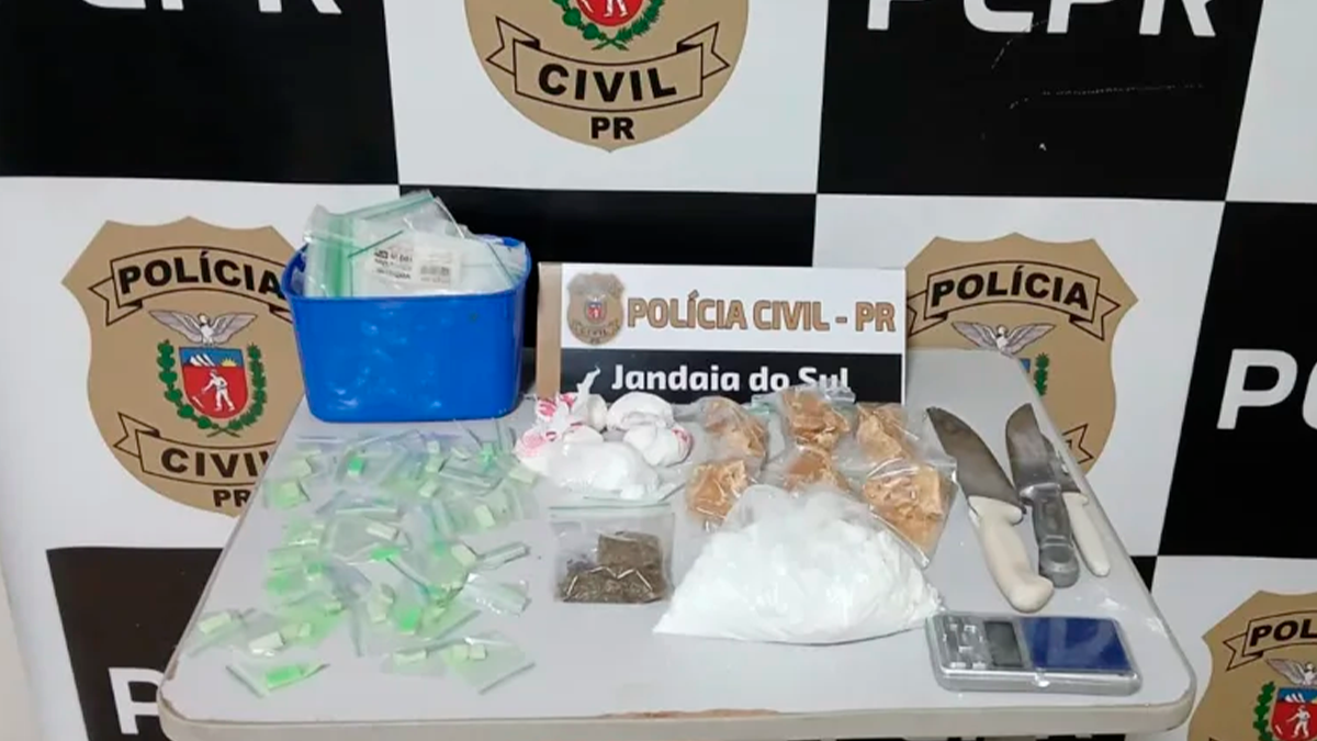 Polícia Civil desarticula depósito de drogas enterrado em zona rural de Jandaia do Sul