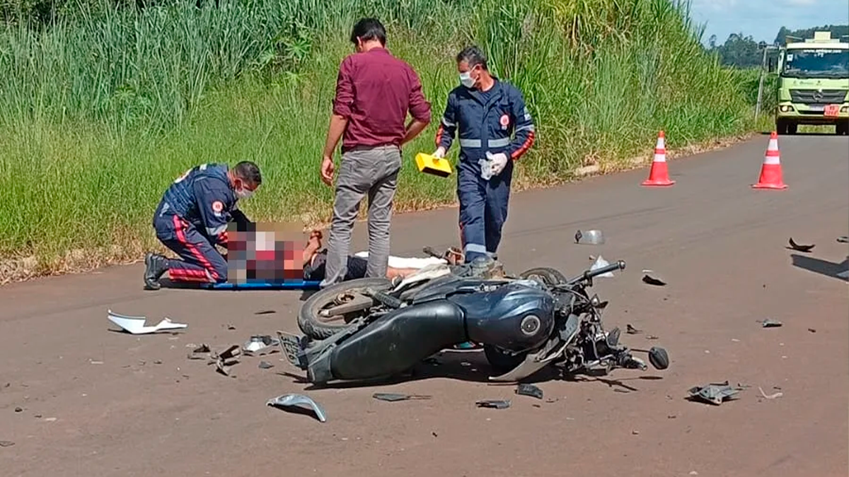 Ortigueira e São João do Ivaí com acidentes envolvendo motocicletas