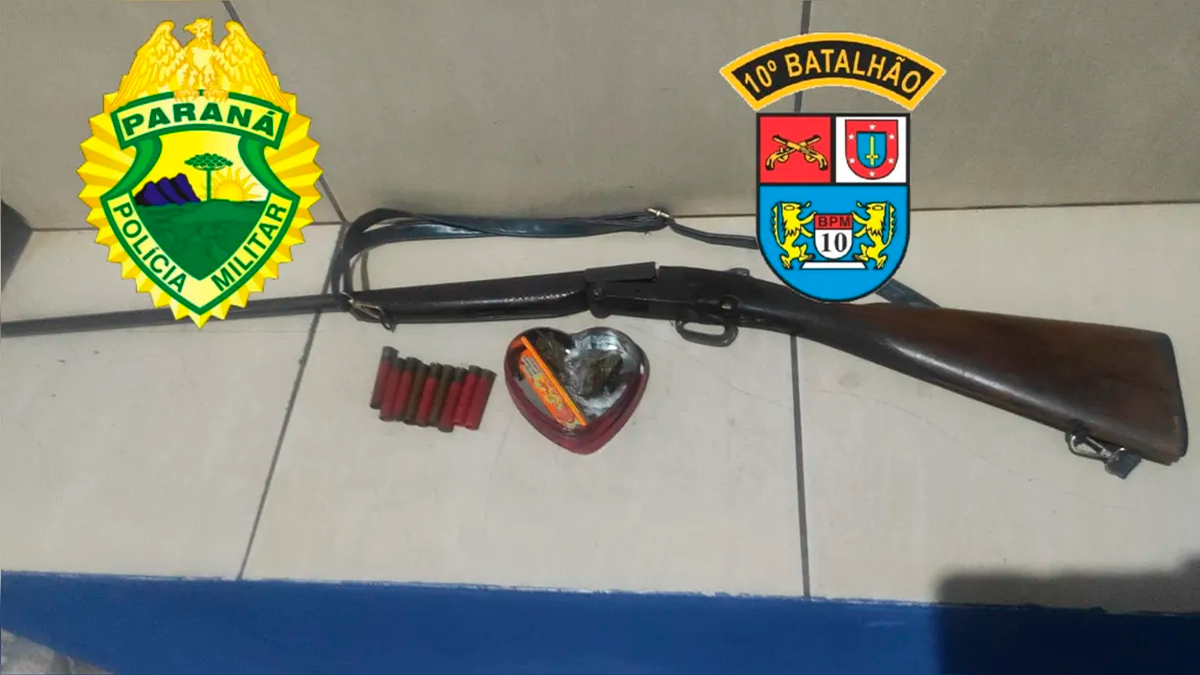 Briga entre mãe e filha termina com prisão e apreensão de arma em Pedro do Ivaí