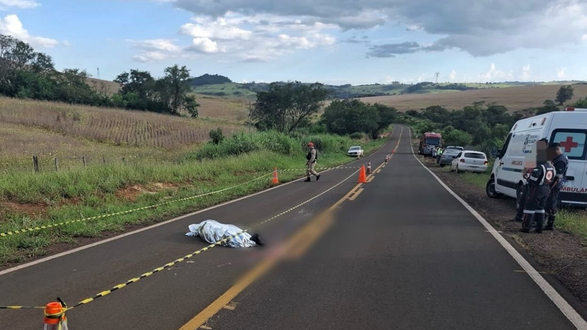 Motorista morre atropelado pelo próprio caminhão na PR-451 em Cruzmaltina