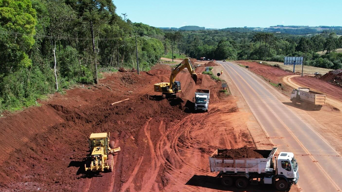 PR-466 terá interdição total entre Pitanga e Turvo nesta quarta-feira (1º) para detonação de rochas
