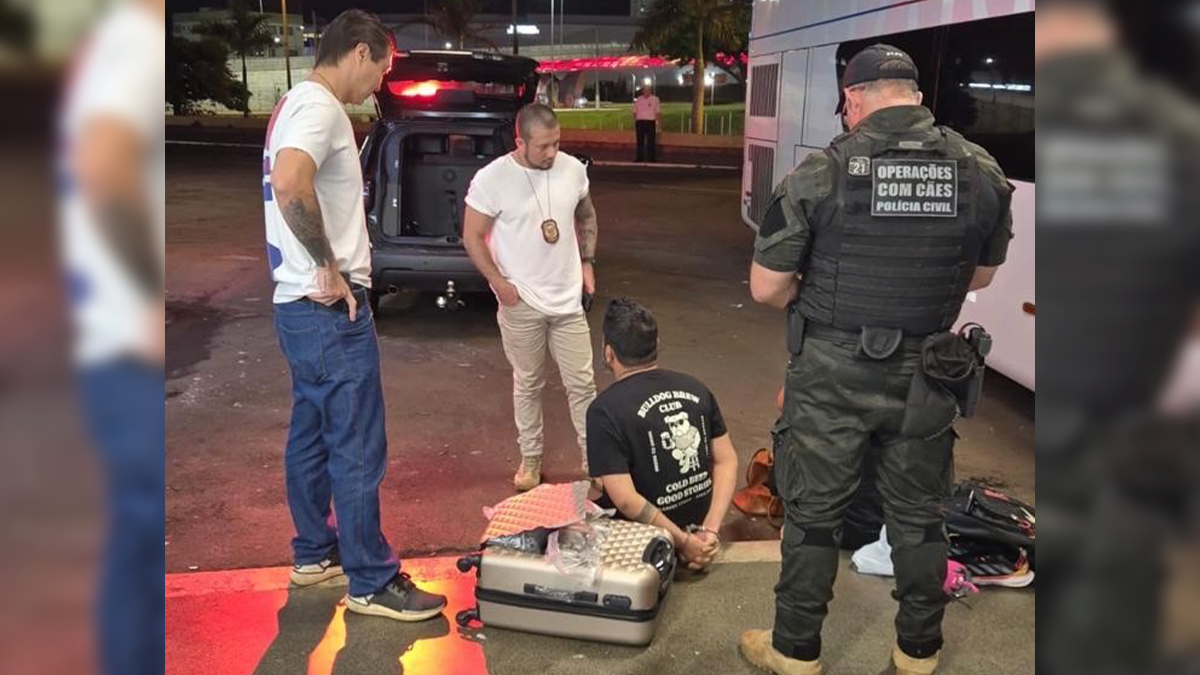 Operação com cães apreende drogas avaliadas em R$ 680 mil e prende homem em Londrina