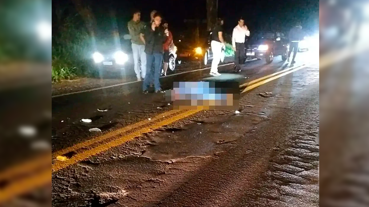 Motociclista morre em grave acidente na rodovia entre Ivaiporã e Jardim Alegre