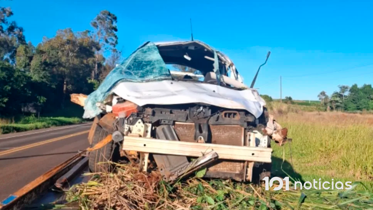 Moradora de Manoel Ribas morre após capotamento na PR-466 em Jardim Alegre