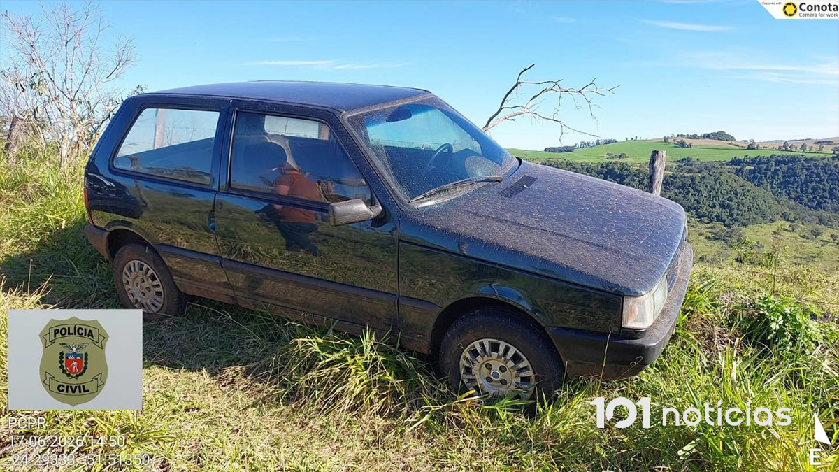 Polícia Civil de Ivaiporã localiza e recupera carro furtado em frente à rodoviária