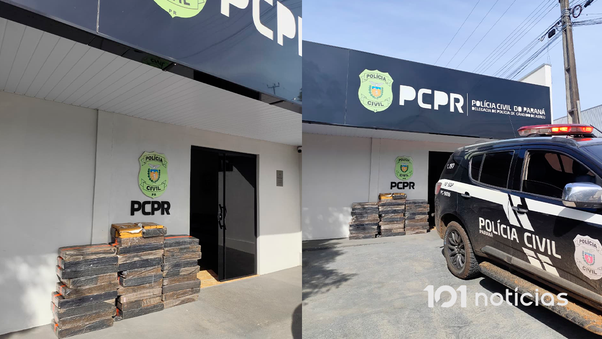 Polícia apreende cerca de 400 quilos de maconha e prende dois suspeitos em Cândido de Abreu