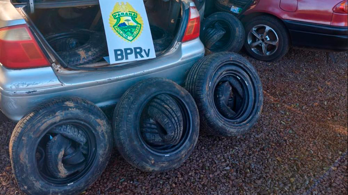 Paraguaios receberiam R$ 100 para transportar carga de pneus avaliada em R$ 50 mil até Toledo