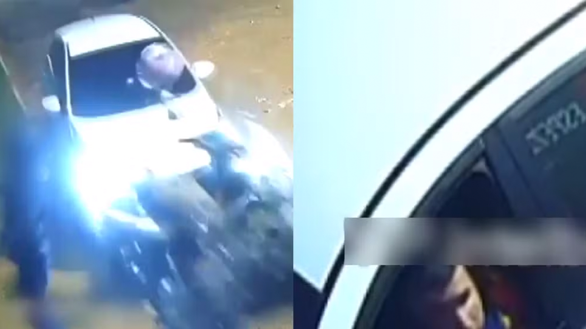 Homem joga carro contra ex-companheira em frente a restaurante em Londrina