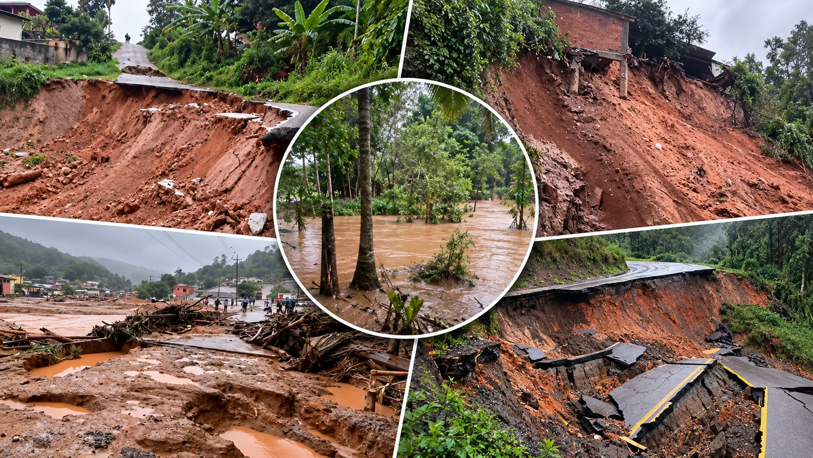 Chuvas e tempestades afetam mais de 14,5 mil pessoas em 59 municípios do Paraná