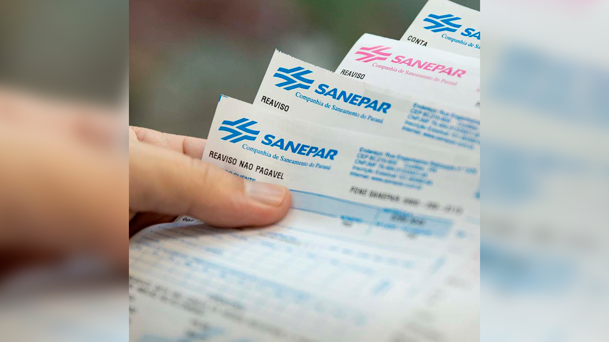 Sanepar reduz tarifa mínima de água e esgoto em 25% a partir de outubro