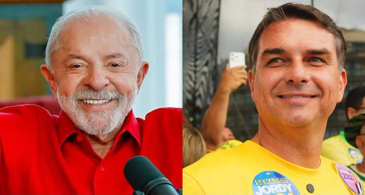 Datafolha: Lula lidera com 39% no 1º turno e Flávio Bolsonaro soma 36%