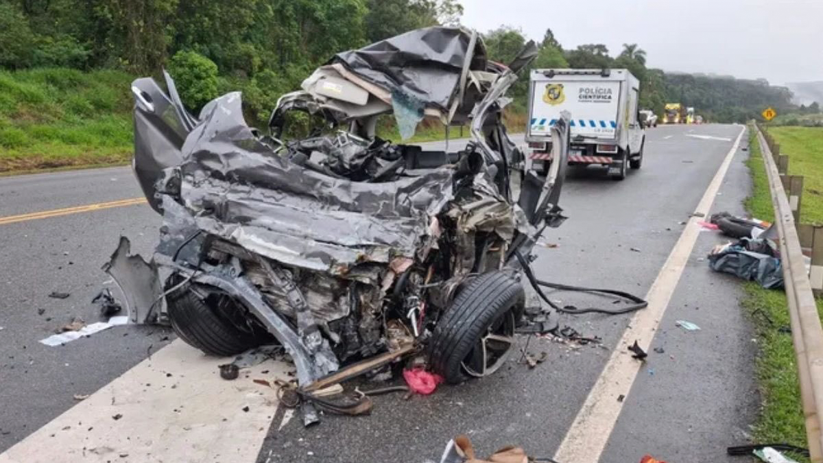 Grave acidente na BR-277 deixa três mortos em Fernandes Pinheiro