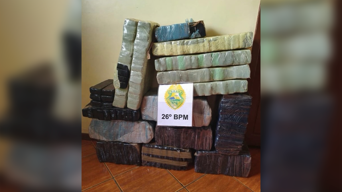 Homem é preso com mais de 170 kg de maconha durante operação da PM em Cândido de Abreu