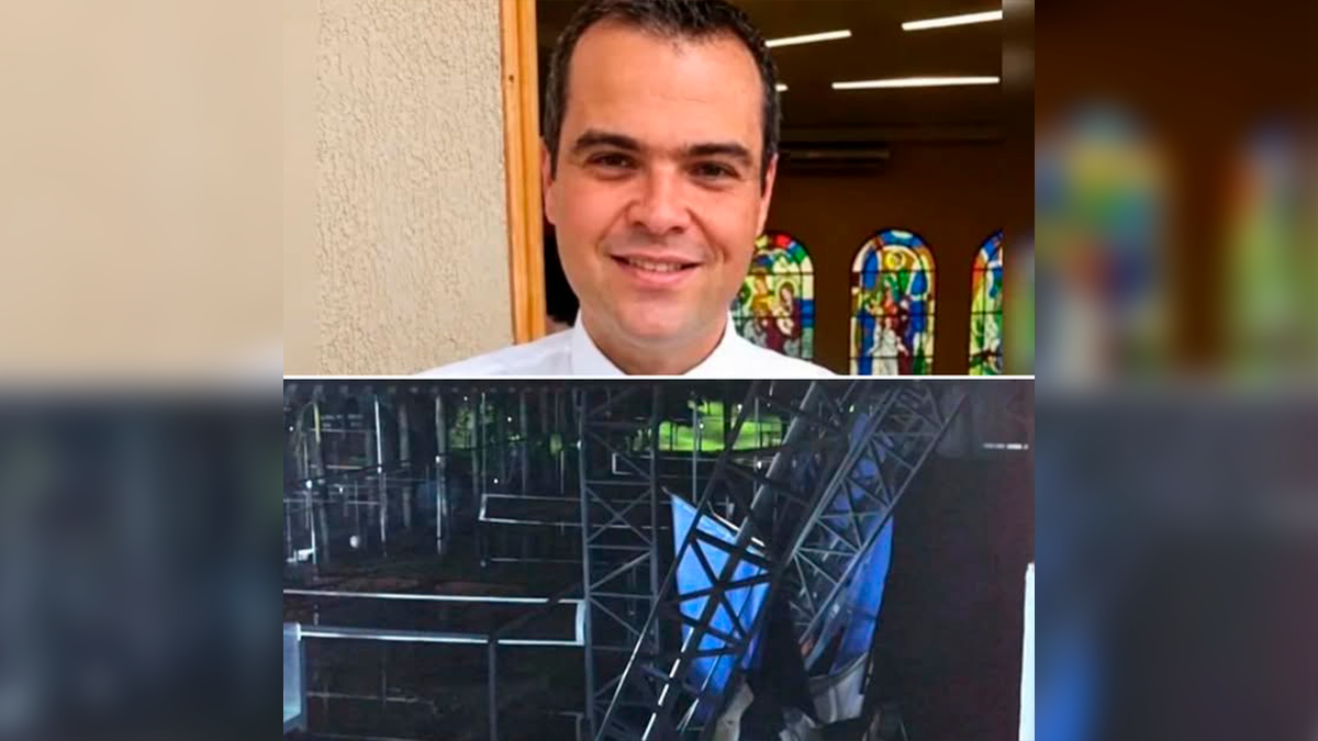 Advogado morre e homem fica em estado grave após cobertura de quadra desabar em Umuarama