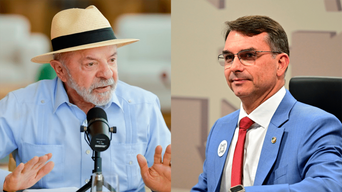 Flávio Bolsonaro e Lula vão disputar o segundo turno da eleição presidencial